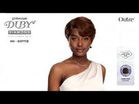 Outre Duby Diamond 100% Human Hair 4" Lace Part Lace Front Wig HH Dottie