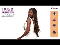 Outre 13"x 4" HD Pre-Braided Lace Front Wig French Curl Box Braids 32" QLOFCBB32
