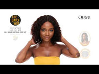 Outre The Daily Wig 100% Unprocessed Human Hair Wet N Wavy Natural Deep 12"