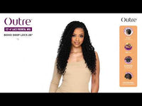 Outre 100% Hand-Tied Whole Lace Wig – Boho Deep Locs 26"