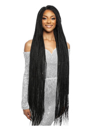 Thumbnail for Mane Concept 4x4 HD Deep Braid Lace Front Wig Box Braid 46