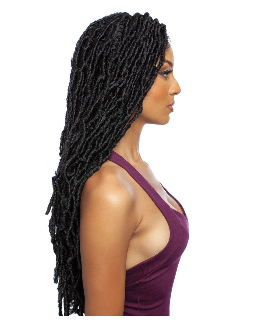 Mane Concept 4" HD Deep Braid Lace Front Wig Natural Locs 28" RCHB204 - Elevate Styles