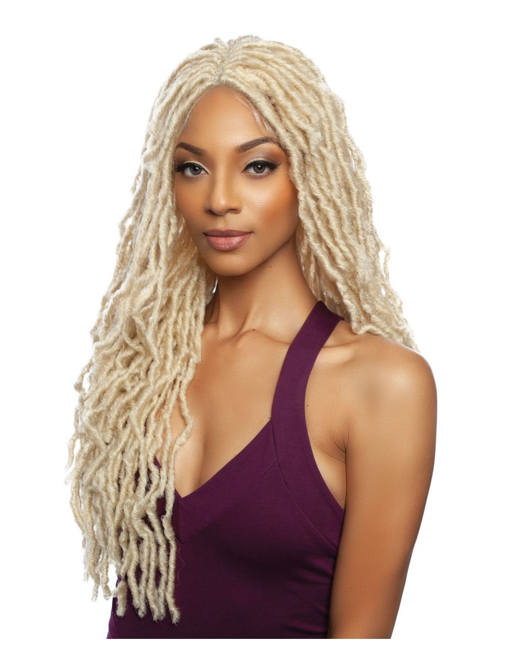 Mane Concept 4" HD Deep Braid Lace Front Wig Natural Locs 28" RCHB204 - Elevate Styles