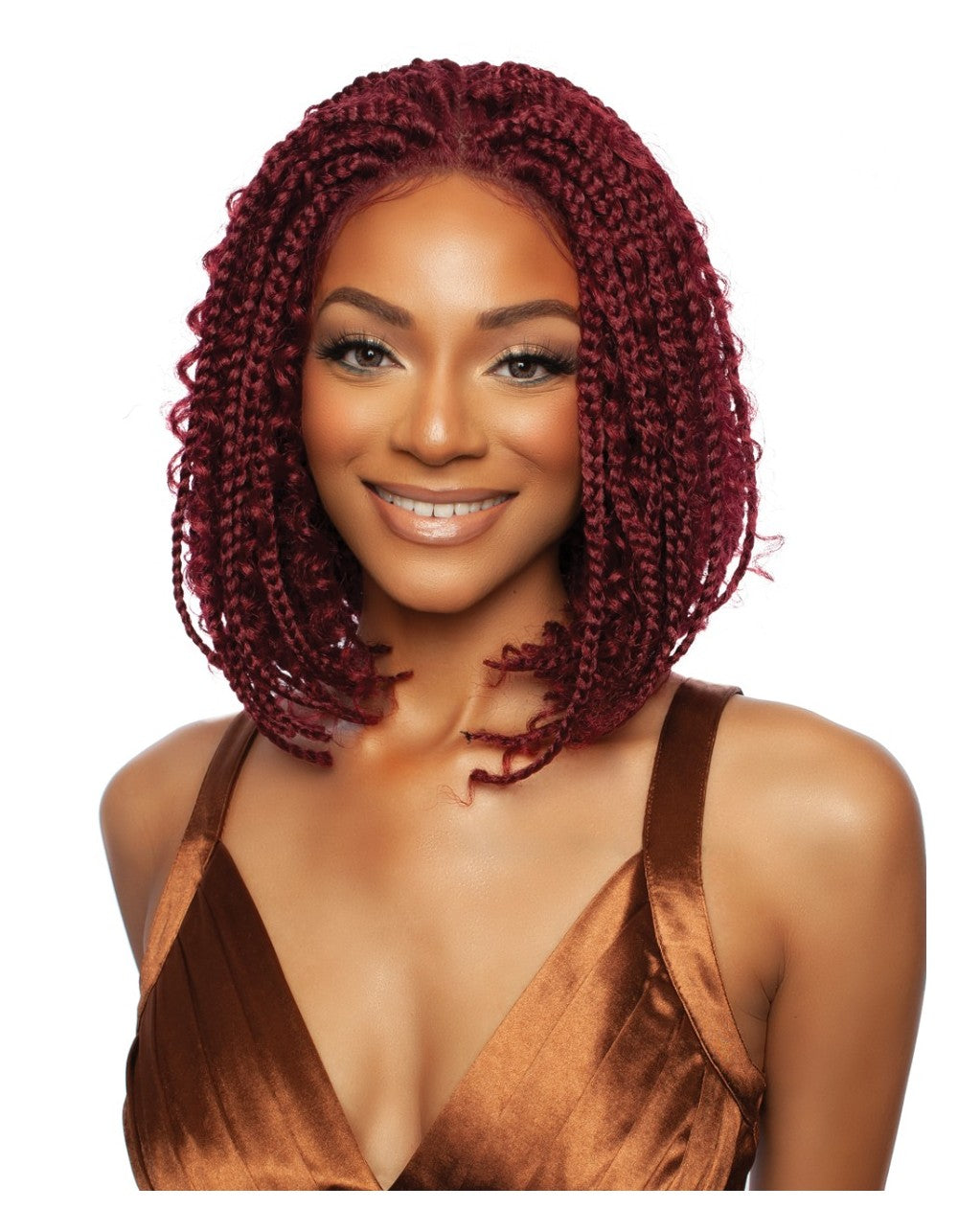 Mane Concept HD Inspire 4x4 Free Part Braid Lace Front Wig - BOHO BOX BRAID 12" RCHB206 - Elevate Styles