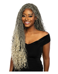 Thumbnail for Mane Concept HD Inspire 4x4 Free Part Braid Lace Front Wig - BOHO BOX BRAID 30