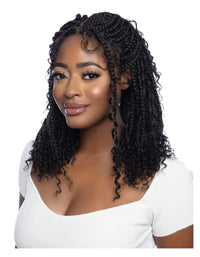 Thumbnail for Mane Concept HD Inspire 4x4 Free Part Braid Lace Front Wig Boho Box Braid 16