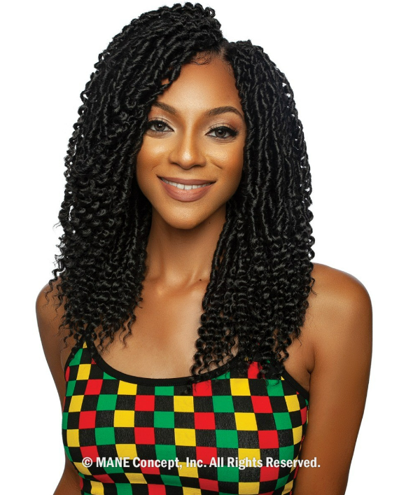 Afri Naptural Mane Concept Caribbean Bundle Crochet Braid 2x Rod Curl 14" CBE1401 - Elevate Styles