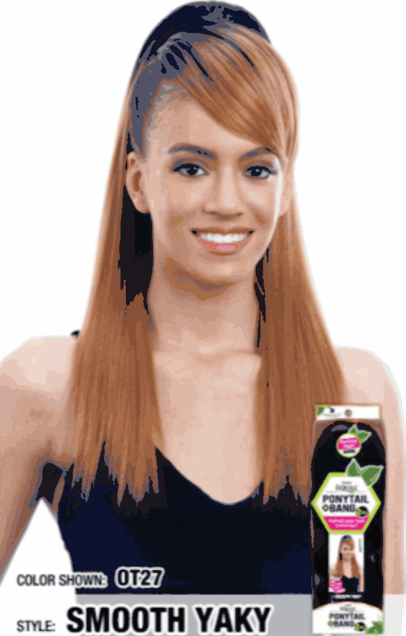 Freetress Equal Drawstring 2PC Ponytail and Swoop Side Bang Smooth Yaky  ** LAST CALL - Elevate Styles