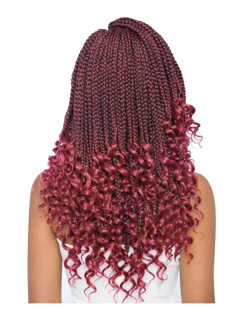 Mane Concept Afri Naptural Crochet Braid - 3X CURLY ENDS BOX BRAID 14"  BOX301 - Elevate Styles