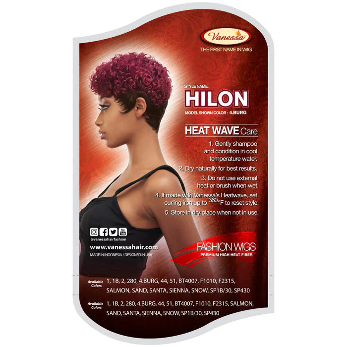 Vanessa Fashion Full Wig Hilon - Elevate Styles