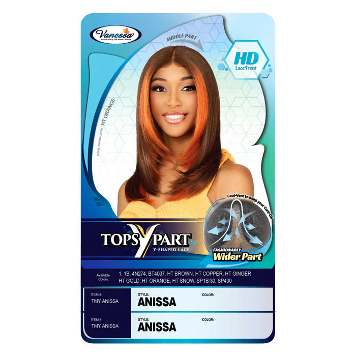 Vanessa Tops Y-Part HD Lace Wig Anissa - Elevate Styles