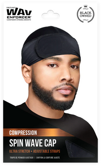 Thumbnail for WavEnforcer Compression Spin Wave Cap 910 - Elevate Styles