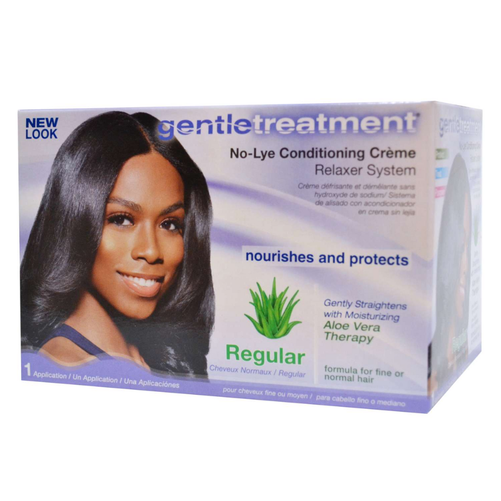 Gentle Treatment No-Lye Conditioning Crème Relaxer for Fine or Normal Hair – 1 Application - Elevate Styles