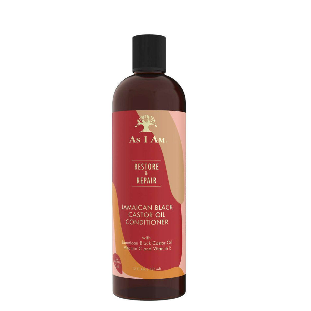 As I Am Restore & Repair Jamaican Black Castor Oil Conditioner – 12 oz - Elevate Styles