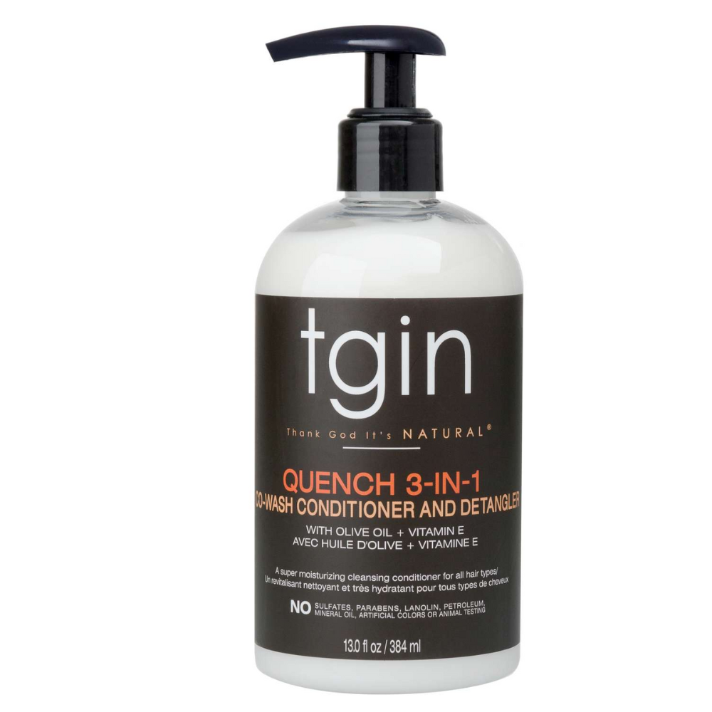 TGIN Quench 3-in-1 Co-Wash Conditioner and Detangler – 13 oz - Elevate Styles