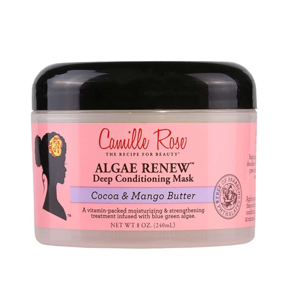 Camille Rose Algae Renew Deep Conditioning Mask – Cocoa & Mango Butter – 8 oz - Elevate Styles