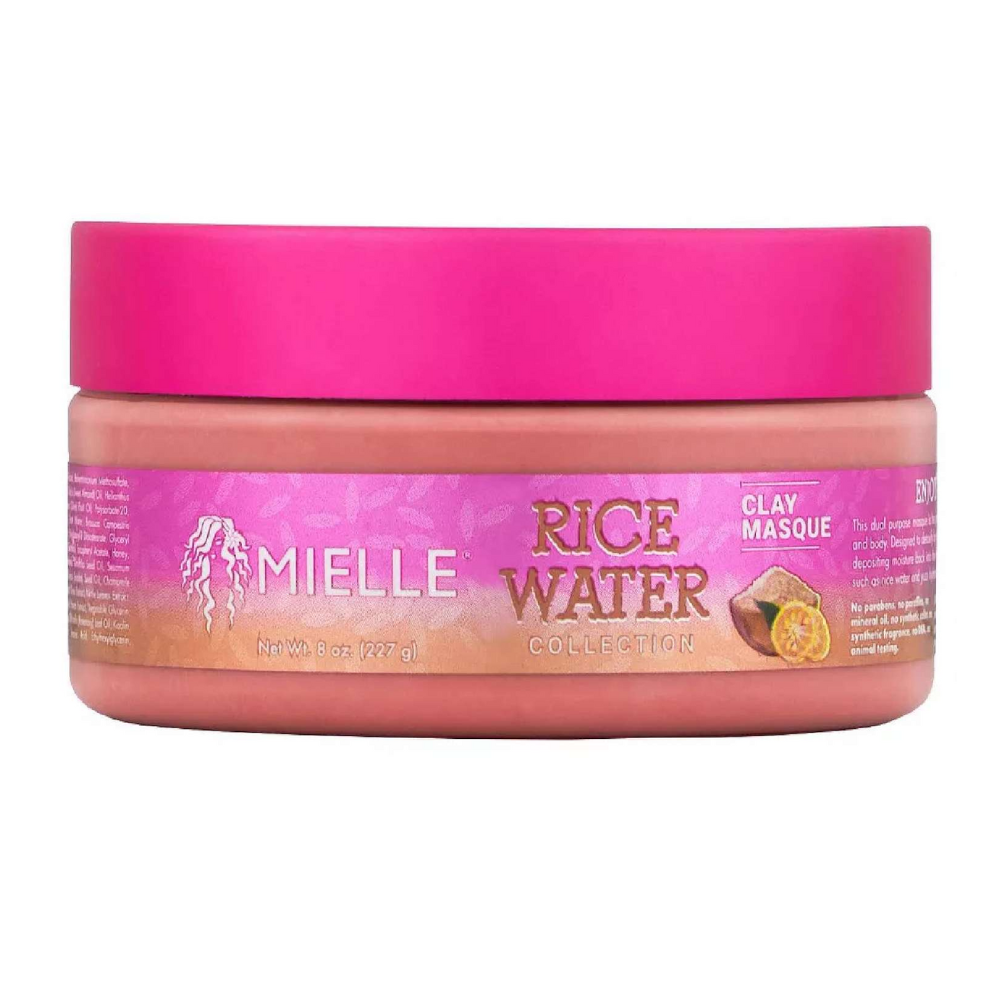 Mielle Rice Water Clay Masque – 8 oz - Elevate Styles