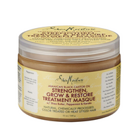 Thumbnail for SheaMoisture Jamaican Black Castor Oil Strengthen, Grow & Restore Treatment Masque – 12 oz - Elevate Styles