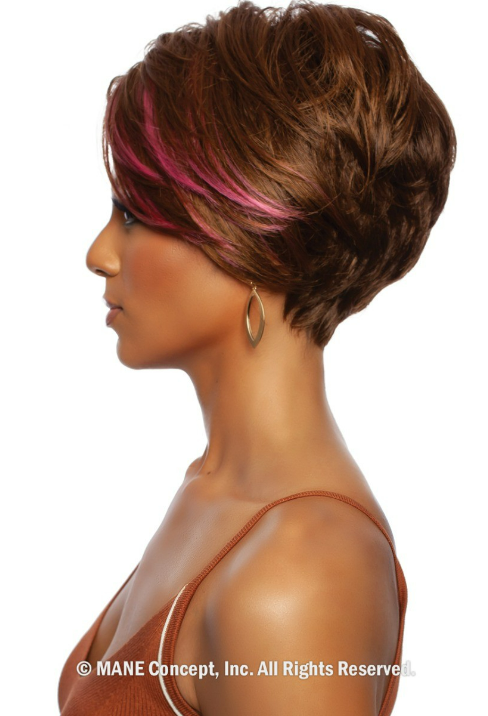 Mane Concept Red Carpet Full Wig Mane Concept RCP1024 Zoe-HB30/PINK ONLY - Elevate Styles