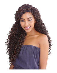 Thumbnail for Mane Concept Crochet Braids Afri Natural Caribbean Braid BEACH CURL 18