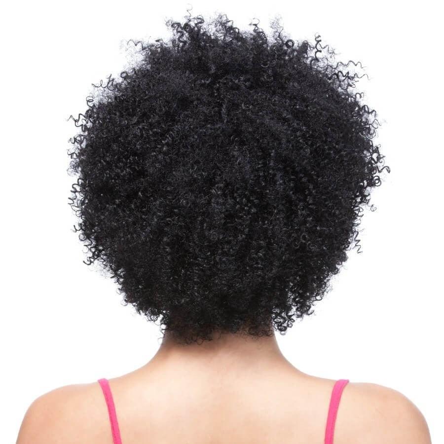 Its a Cap 100% Human Hair Wig Afro Curl
