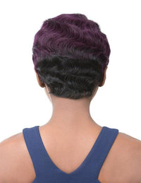Thumbnail for Its A Wig 100% Human Hair Finger Wave Bob Pixie Wig Nuna - Elevate Styles