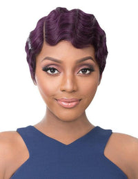 Thumbnail for Its A Wig 100% Human Hair Finger Wave Bob Pixie Wig Nuna - Elevate Styles