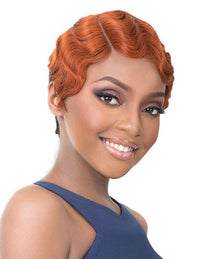 Thumbnail for Its A Wig 100% Human Hair Finger Wave Bob Pixie Wig Nuna - Elevate Styles
