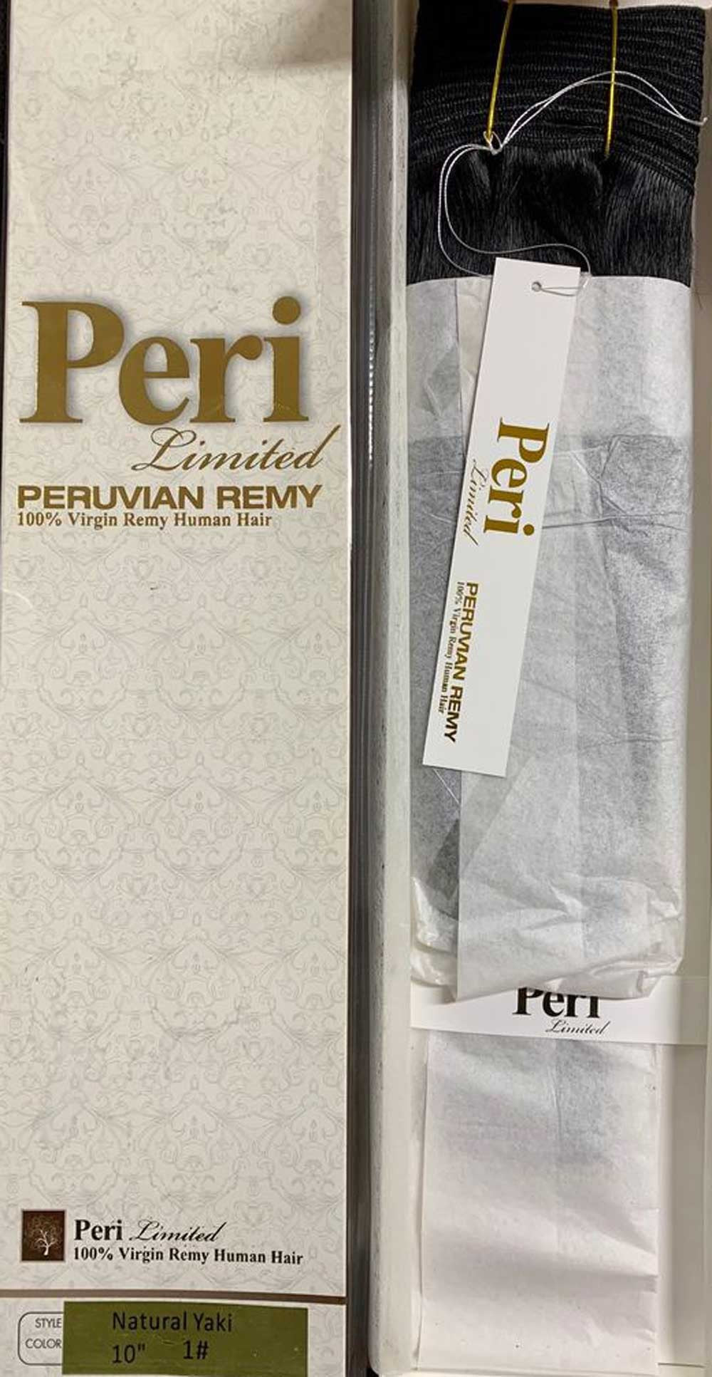 Peri™ Limited Peruvian Remy 100% Virgin Remy Hair Natural Yaki Weaving 14" - Elevate Styles