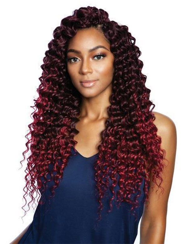 Mane Concept  Afri Naptural Pre-Stretched 3X Deep Bay Curl 18" CBE302 - Elevate Styles
