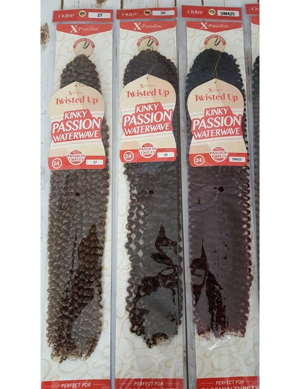 Outre X-Pression Twisted-Up Crochet Braid - Kinky Passion Water Wave 24" - Elevate Styles