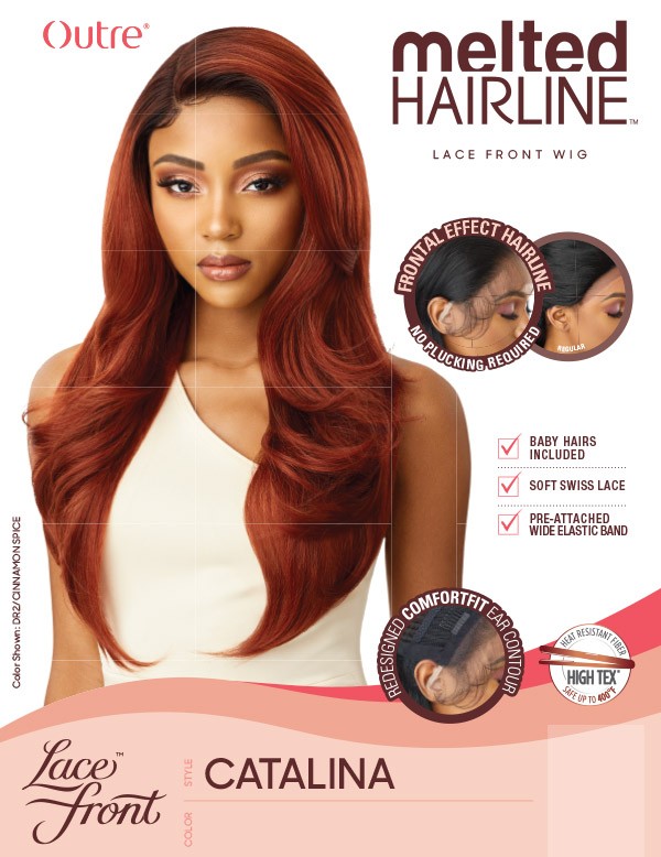 Outre Melted Hairline Collection - Swiss Lace Front Wig Catalina - Elevate Styles