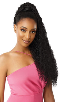 Thumbnail for Outre Premium Synthetic Pretty Quick Wrap Around Ponytail Crimp Wave 30