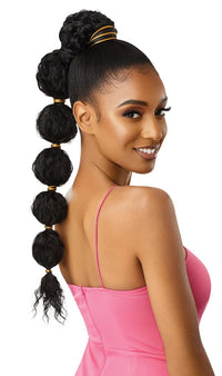 Thumbnail for Outre Premium Synthetic Pretty Quick Wrap Around Ponytail Crimp Wave 30