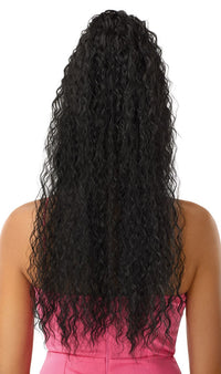 Thumbnail for Outre Premium Synthetic Pretty Quick Wrap Around Ponytail Crimp Wave 30