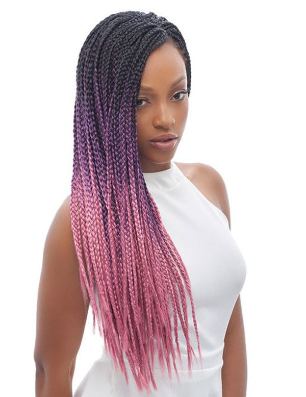 Janet Collection Super Caribe Unicorn Braid Pre-Stretched 3X Braiding Hair 48" - Elevate Styles