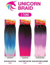Thumbnail for Janet Collection Super Caribe Unicorn Braid Pre-Stretched 3X Braiding Hair 48