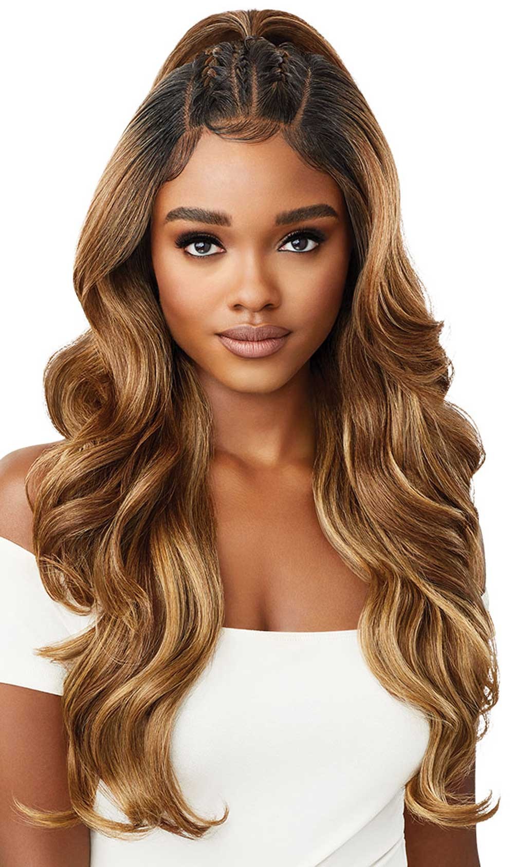 Outre Perfect Hairline Faux Scalp HD Transparent 13x6 Lace Front Wig Laurel - Elevate Styles
