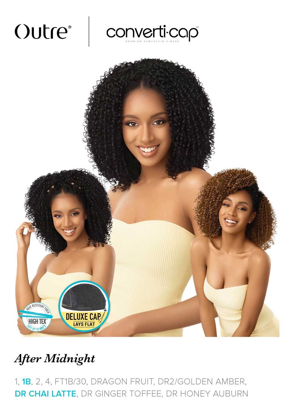 Outre Converti-cap Leave-Out + Full Wig + Ponytail Wig After Midnight - Elevate Styles