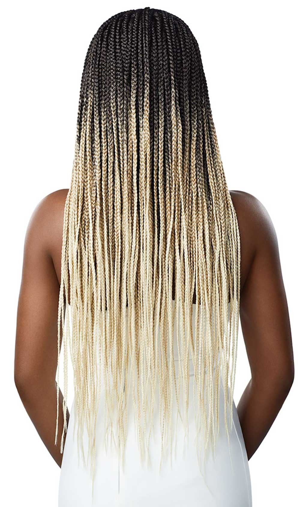 Outre 13x4 HD Pre-Braided Lace Front Wig Knotless Square Part Braids - Elevate Styles