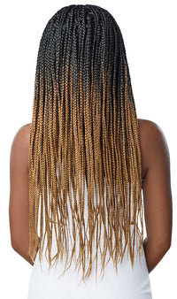 Thumbnail for Outre 13x4 HD Pre-Braided Lace Front Wig Knotless Triangle Part Braids - Elevate Styles