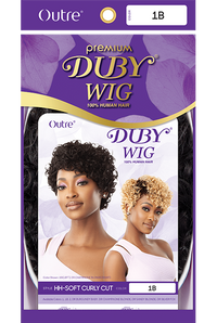 Thumbnail for Outre Premium Duby 100% Human Hair Wig Soft Curly Cut - Elevate Styles