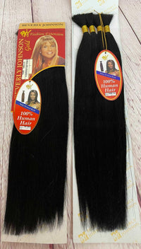Thumbnail for Beverly Johnson Classic 100% Human Hair Yaki Perm Texture Bulk Braiding Hair 20