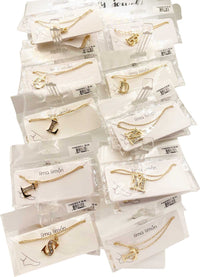 Thumbnail for Lima Limon Double Gold Chain Initial Anklet - Elevate Styles