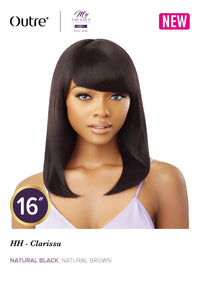 Thumbnail for Outre My Tresses Purple Label 100% Unprocessed Human Hair Full Cap Wig Clarissa - Elevate Styles