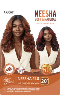 Thumbnail for Outre Premium Soft & Natural HD Lace Front Wig Neesha 210 - Elevate Styles