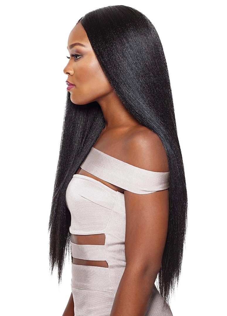 Purple Pack Brazilian Boutique 3 BUNDLE + Closure Virgin Volume Pressed 18" 20" 22" - Elevate Styles