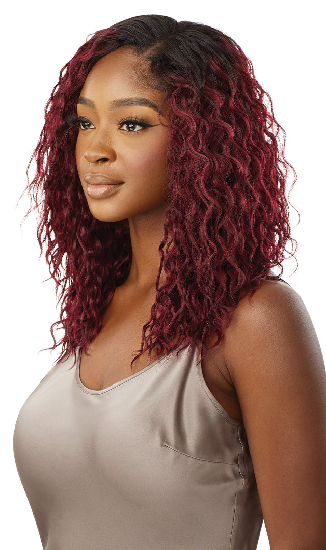 Outre Premium Purple Pack 3 Pieces Long Series Brazilian Deep Wave 12" - Elevate Styles