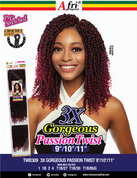 Thumbnail for Mane Concept Afri Naptural Crochet Braid 3x Gorgeous Passion Twist 9