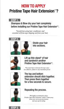 Pristine 100% Unprocessed Human Hair TAPE HAIR EXTENSION 18" PRT20218 - Elevate Styles